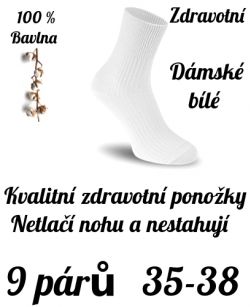 Zdravotní dámské ponožky